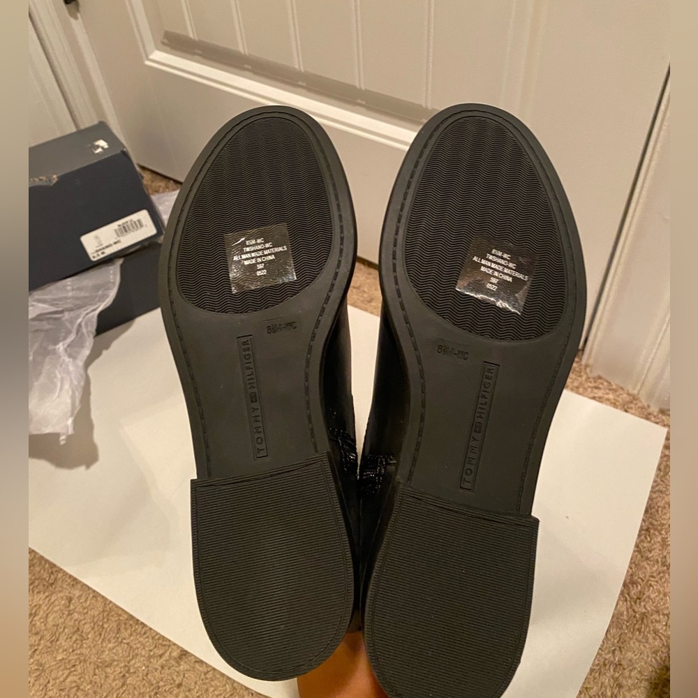 NET Tommy Hilfiger Black Tall Boots - Picture 8 of 9